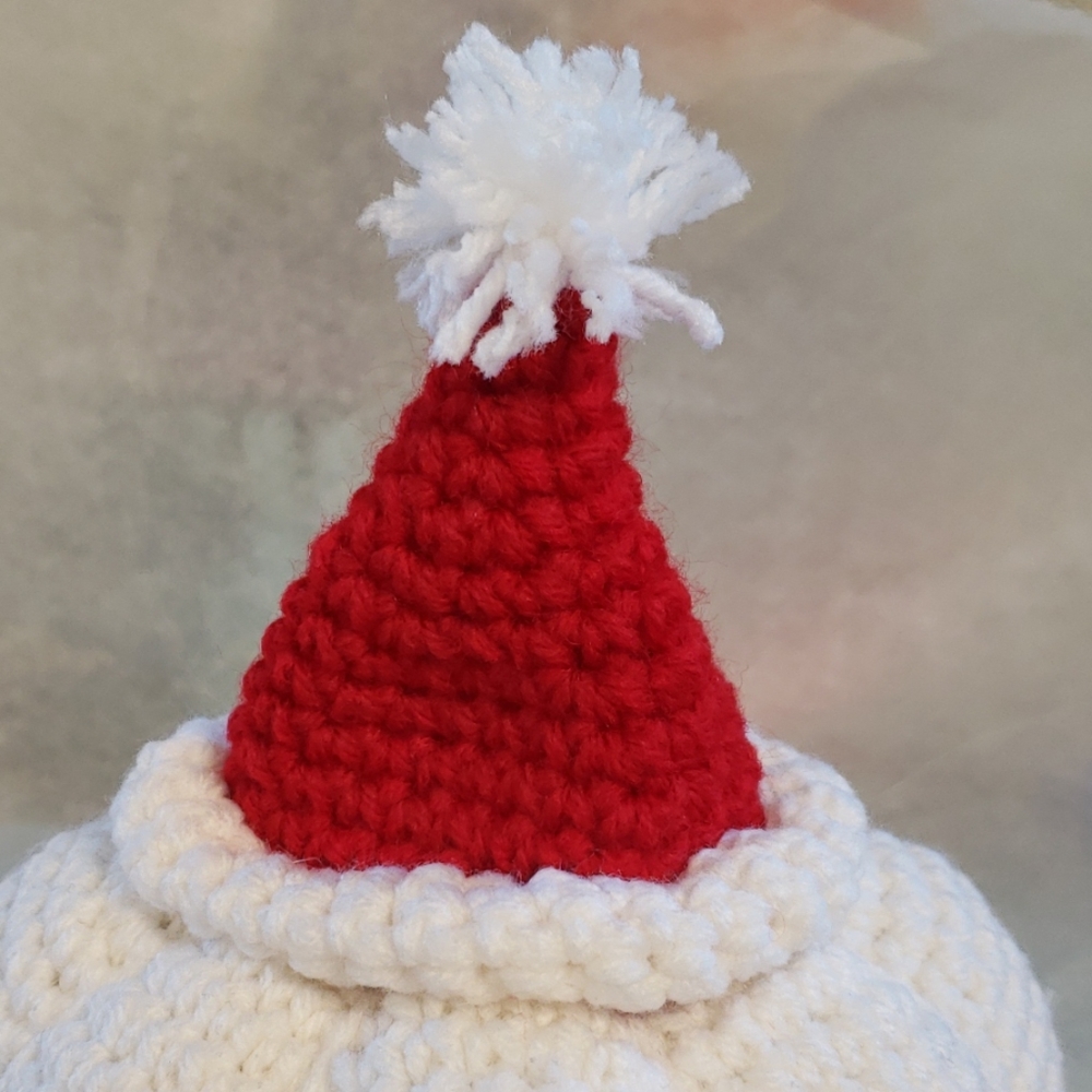 *NEW* 🧵Handmade Crocheted Santa Jack Pumpkin - Picture 2 of 5
